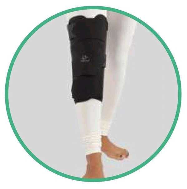 Nebula Orthosys KNEE BRACE SHORT TYPE 12" - XL, Black