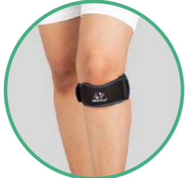 Nebula Orthosys PATELLAR SUPPORT WITH GEL PAD - Universal, Black