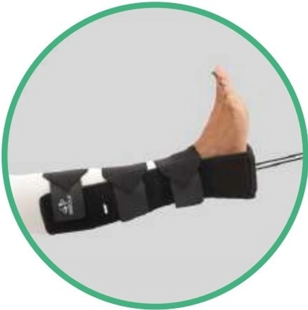 Nebula Orthosys ELASTIC FOOT/ SKIN TRACTION - Lagre, Black