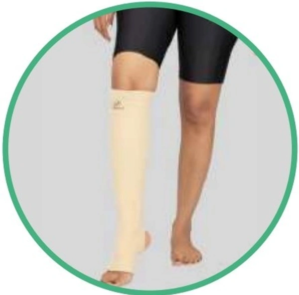 Nebula Orthosys 4 WAY VERICOS VEIN STOCKING HALF BELOW KNEE (PAIR) - Medium, Cream