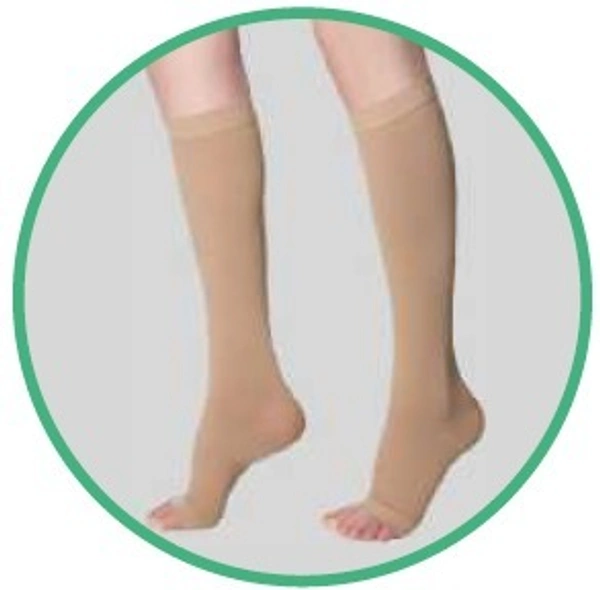 Nebula Orthosys COMPRESSION STOCKING (KNEE HIGH OPEN TOE) - Large CCL3