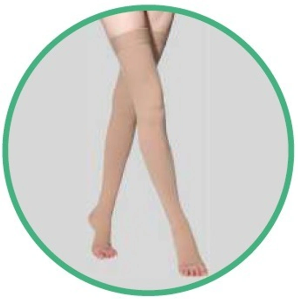 Nebula Orthosys COMPRESSION STOCKING (THIGH HIGH OPEN TOE) (PAIR) - XL CCL3