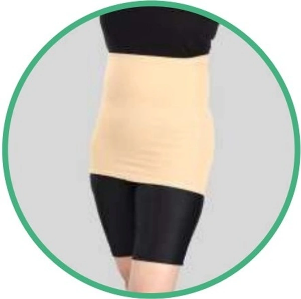 Nebula Orthosys ELASTIC ABDOMINAL SUPPORT (SKIRT TYPE) - Medium, Cream