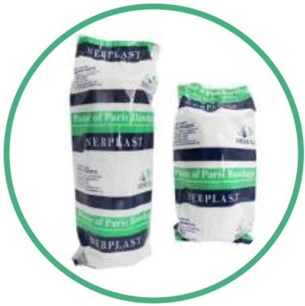 Nebula Orthosys NEBPLAST (POP BANDAGE) - 7.5 CM X 2.7 MTR (3"), White