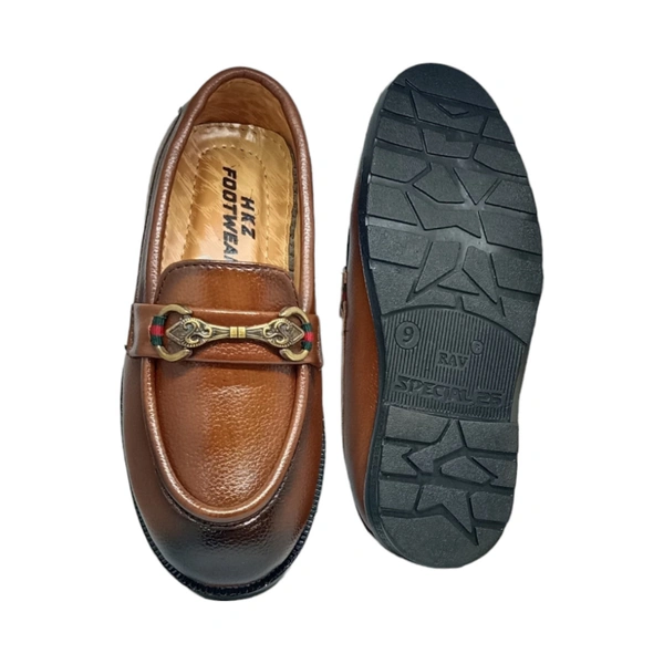 Boy's Aldo Loafer Shoes  - Tan, 1