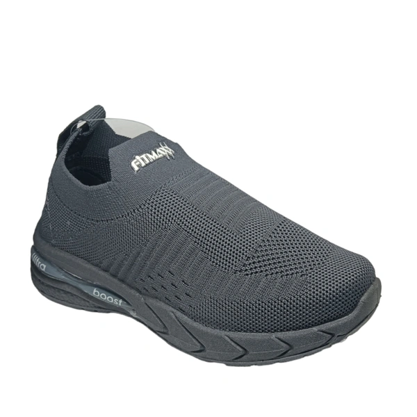 Boys Canvas Shoes For Walking  - Gray, 5