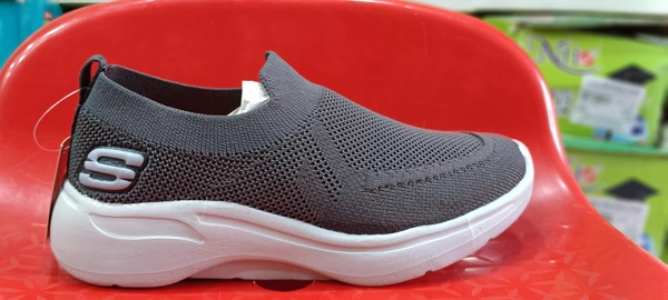Boy's Canvas Walking, Running Shoes - Gray, 2