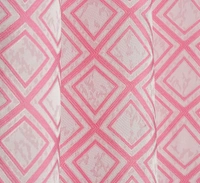 Panipat Textile Hub Polyester Eyelet Pink jacquard curtains Pack of 2 - Window (4x5 Feet)