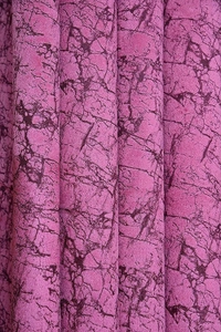 Panipat Textile Hub Polyester Eyelet Pink Designer Print Velvet Blackout curtains Pack of 2 - Window (4x5 Feet)