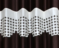 Home Garage Polyester Eyelet Valence Design Brown Solid Curtains Pack of 2 - Window (4x5 Feet)