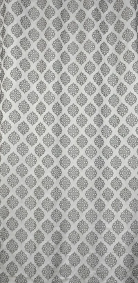 Panipat Textile Hub Polyester Eyelet Grey jacquard curtains Pack of 2 - Window (4x5 Feet)