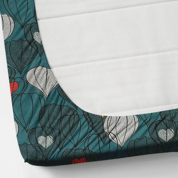Panipat textile Hub 180 TC Microfiber Super Soft Fitted (Elastic) Double Bedsheet with 2 Pillow cover - Double