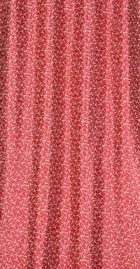 Panipat Textile Hub Polyester Eyelet Maroon Designer Print curtains Pack of 2 - Window (4x5 Feet)