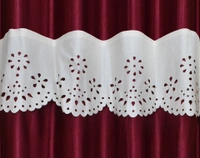 Home Garage Polyester Eyelet Valence Design Maroon Solid Curtains Pack of 2 - Window (4x5 Feet)