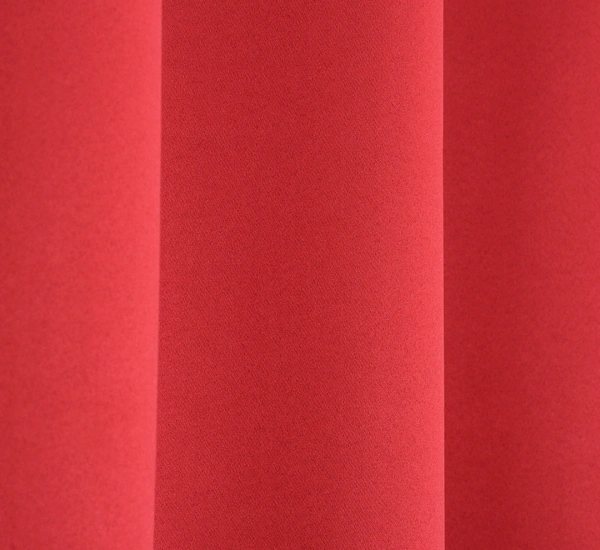 Panipat Textile Hub Polyester Eyelet Maroon Solid Blackout curtains Pack of 2 - Window (4x5 Feet)