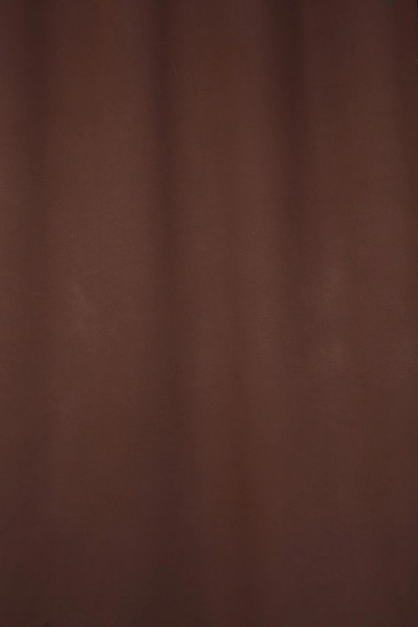 Panipat Textile Hub Polyester Eyelet Brown Solid Blackout curtains Pack of 2 - Window (4x5 Feet)