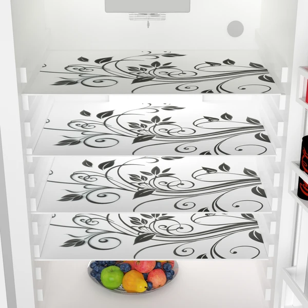 Fabolic  4 Fridge Mat Black Print