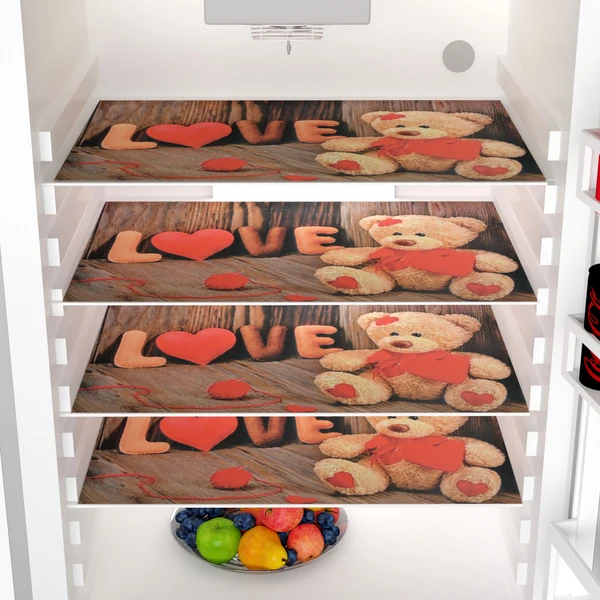 Fabolic  4 Fridge Mat Taddy Heart Print