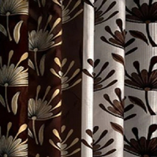 Federica polyester Eyelet  Suprimo Printed Design curtains Pack of 2 - Window (4x5 Feet)