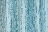 Home Garage  Polyester Eyelet Aqua Designer Print curtains Pack of 2 - Window (4x5 Feet)