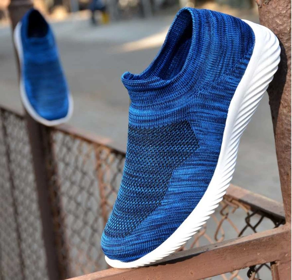 Loof Klapper Sports Shoes | Running Shoes For Men (Blue) - 9 NM