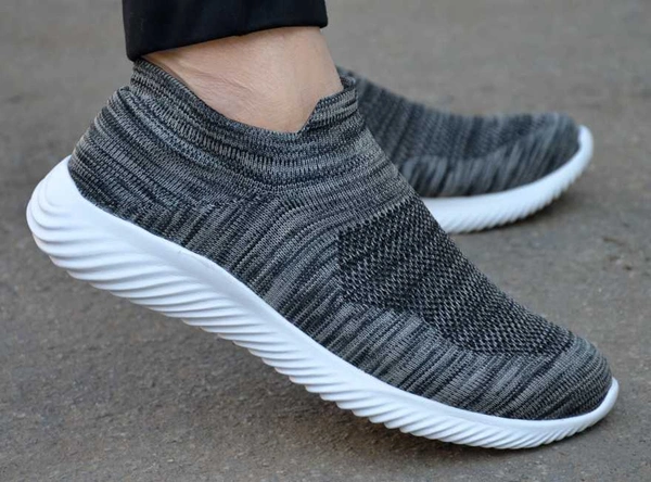 Loof Klapper Sports Shoes | Running Shoes For Men (Grey) - 9 NM