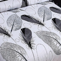Panipat Textile Hub 140 TC Microfiber Double Floral Flat Bedsheet  (Pack of 1) - Double Bedsheet