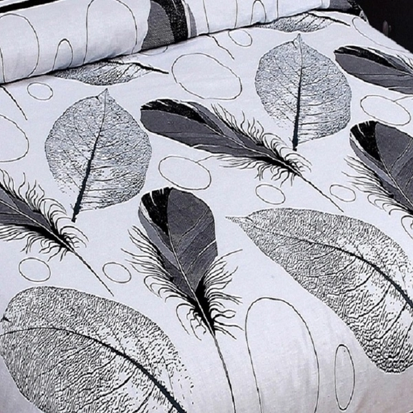 Panipat Textile Hub 140 TC Microfiber Double Floral Flat Bedsheet  (Pack of 1) - Double Bedsheet
