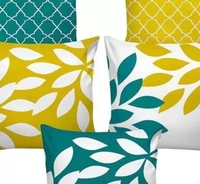 Panipat Textile Hub 3D digital printed Cushion Cover Pack of 5 ( 16 inch x 16 Inch)