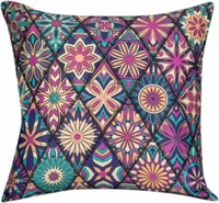 Panipat Textile Hub 3D digital printed Cushion Cover Pack of 5 ( 16 inch x 16 Inch)