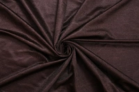 Panipat Textile Hub Polyester Eyelet Brown Solid Plain curtains Pack of 2 - Window (4x5 Feet)