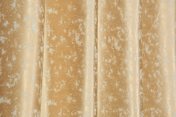 Panipat Textile Hub Polyester Eyelet Cream Designer Print curtains Pack of 2 - Door (4x7 Feet)
