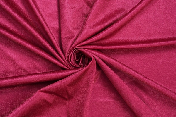 Panipat Textile Hub Polyester Eyelet Dark Pink Solid Plain curtains Pack of 2 - Window (4x5 Feet)