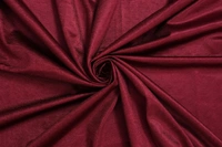 Panipat Textile Hub Polyester Eyelet Maroon Solid Plain curtains Pack of 2 - Window (4x5 Feet)