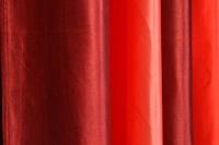 Panipat Textile Hub Polyester Eyelet Marron Solid Long Crush  curtains Pack of 2 - Window (4x5 Feet)