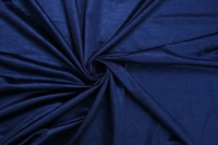 Panipat Textile Hub Polyester Eyelet Navy blue Solid Plain curtains Pack of 2 - Window (4x5 Feet)