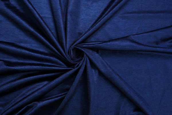 Panipat Textile Hub Polyester Eyelet Navy blue Solid Plain curtains Pack of 2 - Window (4x5 Feet)
