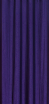 Panipat Textile Hub Polyester Eyelet Purple Solid Plain curtains Pack of 2 - Window (4x5 Feet)