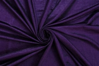 Panipat Textile Hub Polyester Eyelet Purple Solid Plain curtains Pack of 2 - Window (4x5 Feet)