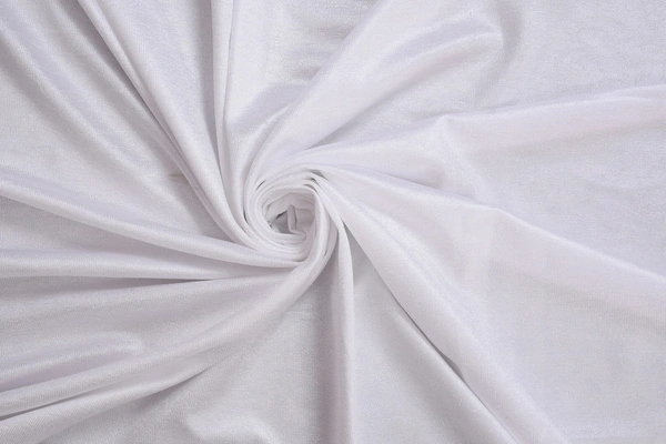 Panipat Textile Hub Polyester Eyelet White Solid Plain curtains Pack of 2 - Window (4x5 Feet)