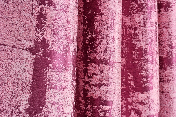 Panipat Textile Hub Polyester Eyelet Wine Designer Print curtains Pack of 2 - Window (4x5 Feet)