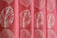 Phytho Home Polyester Eyelet Marron Designer Print curtains Pack of 2 - Window (4x5 Feet)