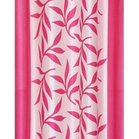 Phyto Home Polyester Eyelet Pink Kolavery Printed Design curtains Pack of 2 - Window (4x5 Feet)