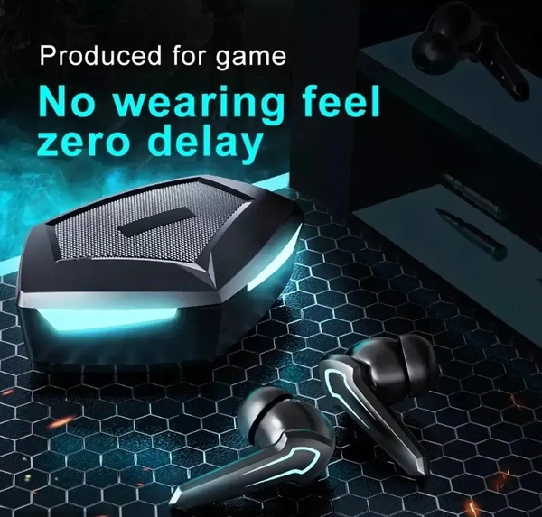 Macrospider Gaming Earphones Up To 48 Hours Playback. Superbass Tuned. - Black
