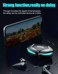Macrospider Gaming Earphones Up To 48 Hours Playback. Superbass Tuned. - Black