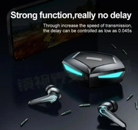 Macrospider Gaming Earphones Up To 48 Hours Playback. Superbass Tuned. - Black