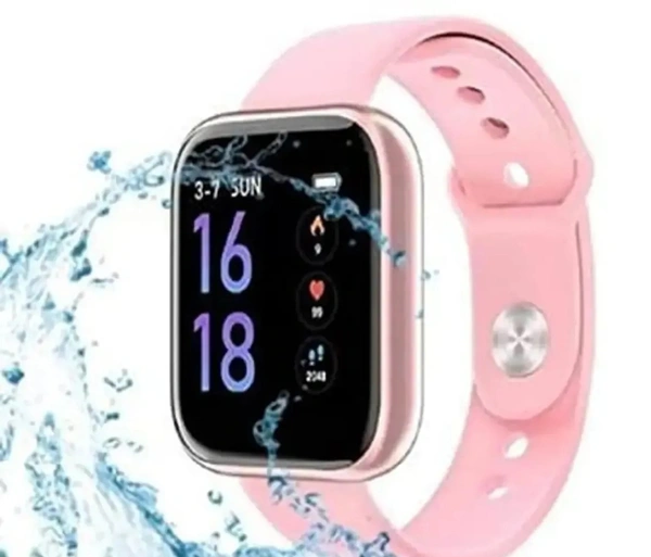Petron D20 Bluetooth Smart Watch With BP Tracking Heart Rate Sensor and Many More Features  - White Pointer, Freesize