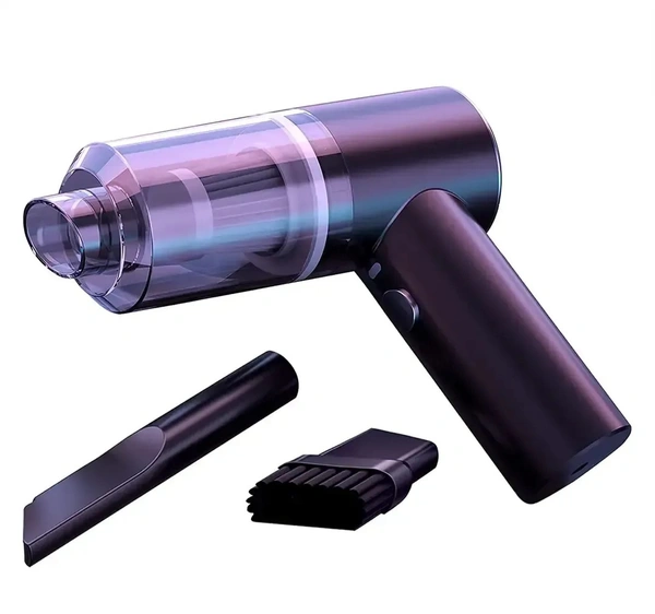 Skullclean Mini Vaccum Cleaner For Car Interior High Power and Ultralevel Clean Hair Dust And Food Waste Anti Smell Support  - Freesize