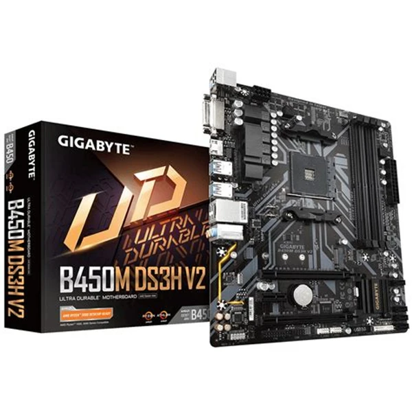 Gigabyte B450M DS3H WiFi MicroATX Motherboard Socket AM4 DDR4