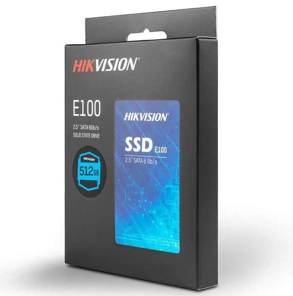 HIKVISION 2.5-Inch Internal SSD 512GB, SATA 6Gb/s, up to 550MB/s - E100 Solid State Disks 3D Nand TLC